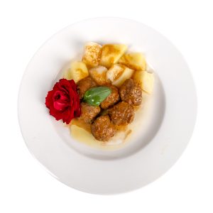 Mandonguilles a la jardinera