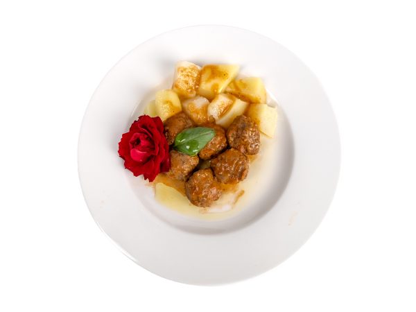 Albóndigas en la jardinera