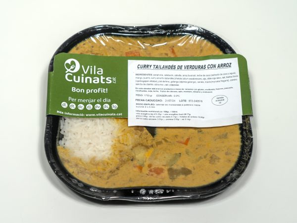 Curry Tailandés de verdures amb arròs - Imatge 4
