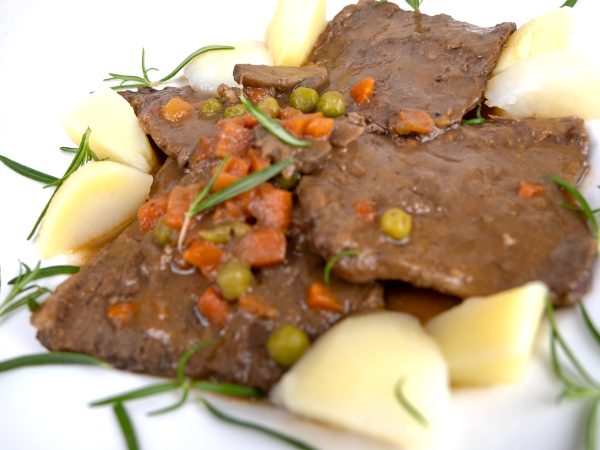 Fricandó de vedella amb patates